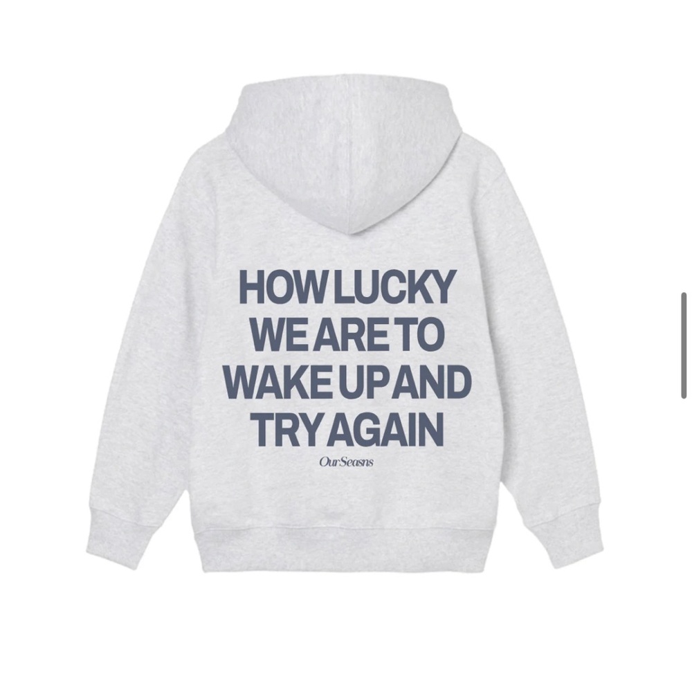 Gray Graphic Hoodie